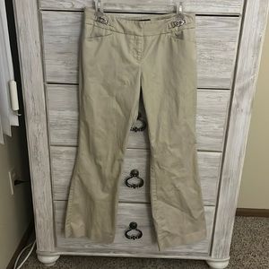 New York & Company Tan Boot Cut Pants